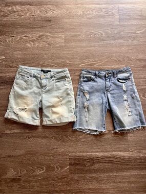 Bebe Jean shorts bundle Deal! Women's Distressed Denim